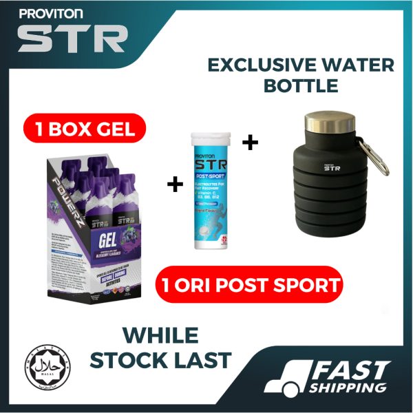 Proviton STR Powerz Gel [Free Exclusive Water Bottle & Proviton Post Sport Original Flavor]